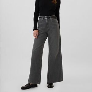 NWT Gap High Rise Wide-Leg Jeans (Black)